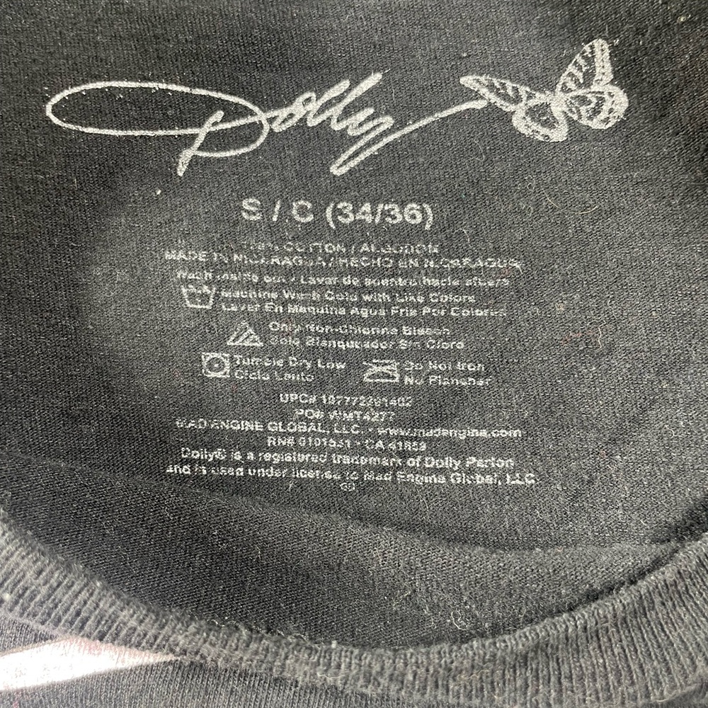 Dollcake Black Graphic Tee with White Print - Picture 2 of 7